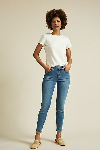 High-waist-jeans Gots Aus Bio-baumwolle günstig online kaufen