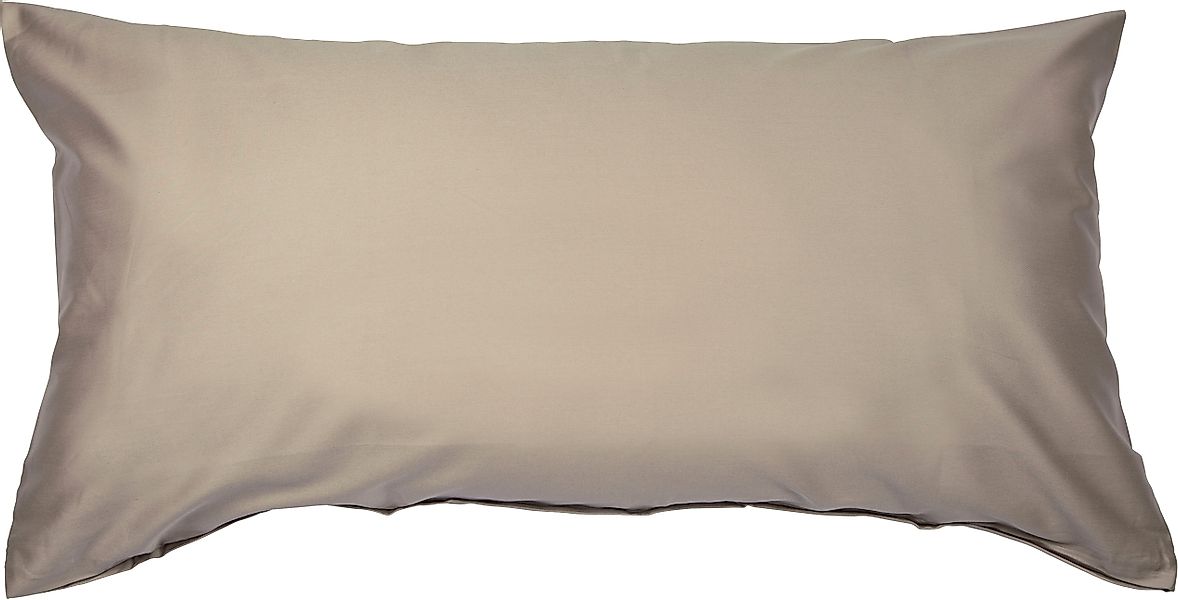 Janine Kissenbezug »Colors Mako Satin«, (2 St.), mit Reißverschluss, uni Ki günstig online kaufen