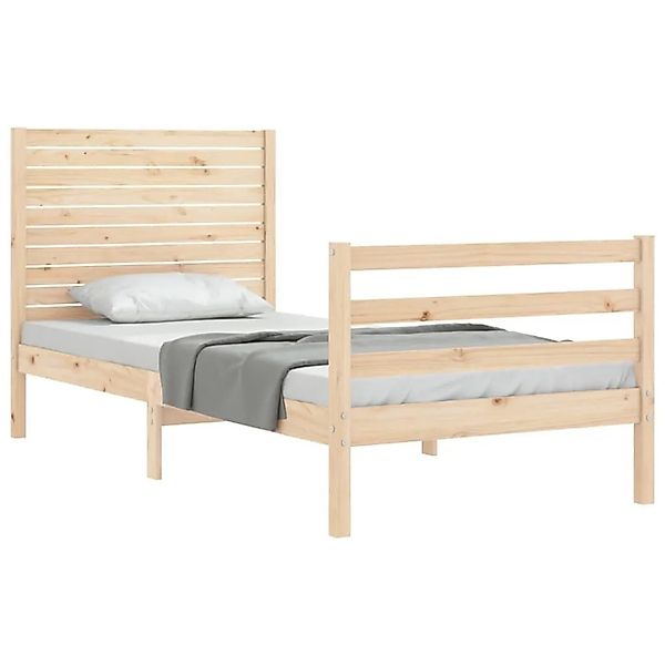 vidaXL Massivholzbett mit Kopfteil 3194991 günstig online kaufen
