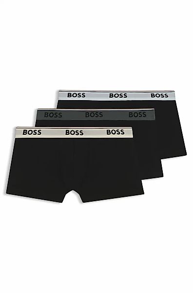 BOSS Trunk "3P Power" Packung, 3 Stk. mit BOSS Schriftzug auf dem Bund günstig online kaufen