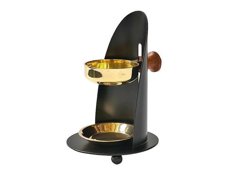 Crottendorfer Räucherschale 2048, Weihrauchbrenner aus Messing in Schwarz, günstig online kaufen