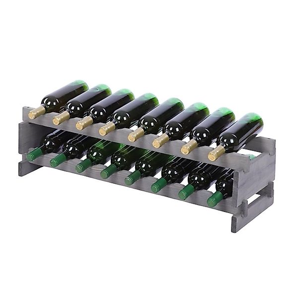 PROREGAL Weinregal VINOTECA FLEX PRO HxBxT 23x84x28cm 16 Flaschen Auf 2 Ebe günstig online kaufen