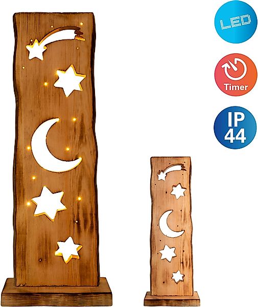 näve LED Dekoobjekt Light Moon/Stars, Ein-/Ausschalter, günstig online kaufen