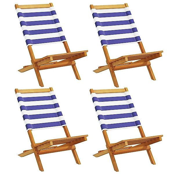 vidaXL Gartenstuhl Gartenstühle 4 Stk. Klappbar günstig online kaufen