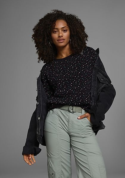 KangaROOS Sweatshirt Langarm, bedruckt, Rundhalsausschnitt, aus günstig online kaufen