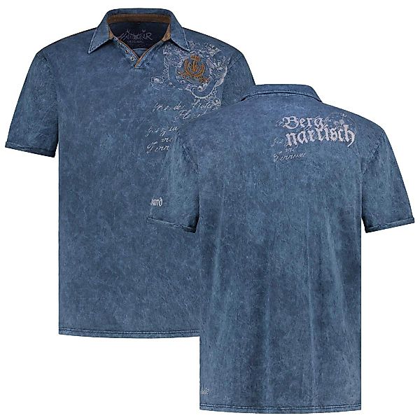 HangOwear Poloshirt aus Biobaumwolle Farbe dunkelblau Größe: 4XL günstig online kaufen