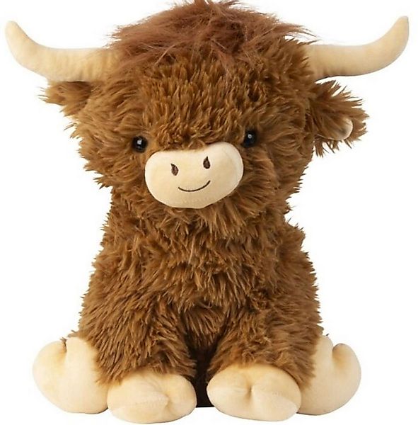 Geschenkestadl Plüschfigur Zuckersüßes Hochlandrind Kuscheltier – flauschig günstig online kaufen