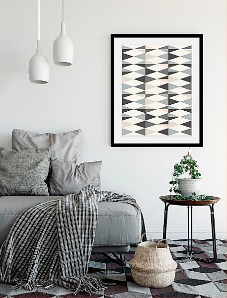 queence Bild »abstrakte Kunst«, Abstrakt-Kunst-Figuren, HD Premium Poster-D günstig online kaufen