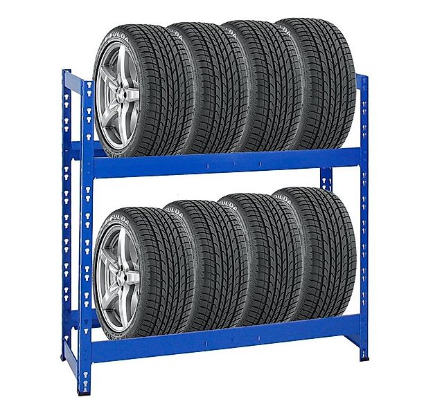 PROREGAL® Schwerlastregal Reifenregal Räderregal TIGER HxBxT 100x110x35cm 8 günstig online kaufen