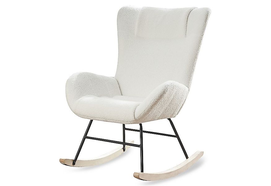 SeedWave Schaukelstuhl Ergonomischer Stillstuhl mit Armlehnen und Hoher Rüc günstig online kaufen