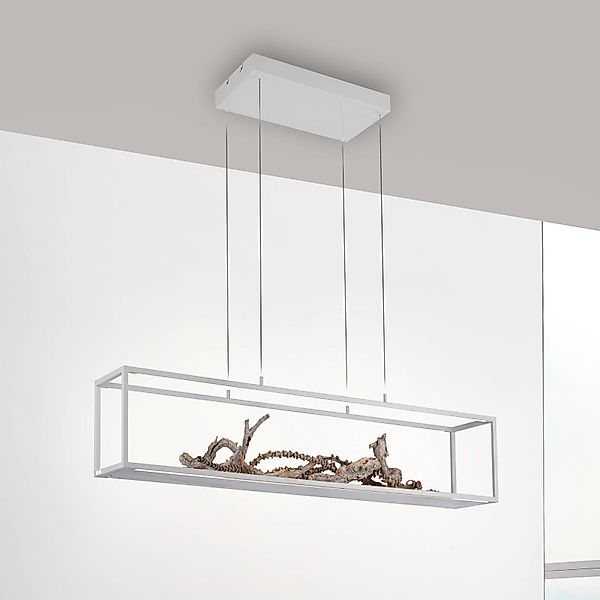 Paul Neuhaus LED-Hängelampe Contura, weiß, 105 cm günstig online kaufen