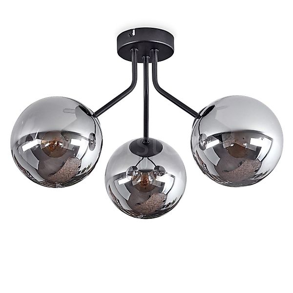 hofstein Deckenleuchte moderne Deckenlampe aus Metall/Glas günstig online kaufen