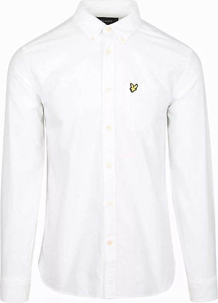 Lyle & Scott Shirt Plain Oxford White - Größe XXL günstig online kaufen