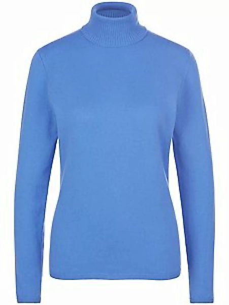 Rollkragen-Pullover aus Schurwolle und Kaschmir include blau günstig online kaufen