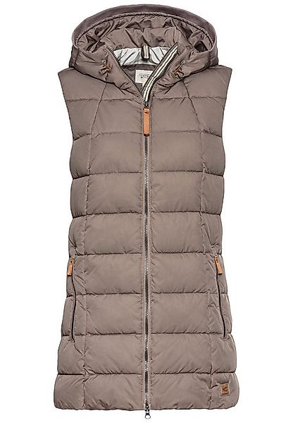 camel active Longweste Lange Weste mit Kapuze günstig online kaufen
