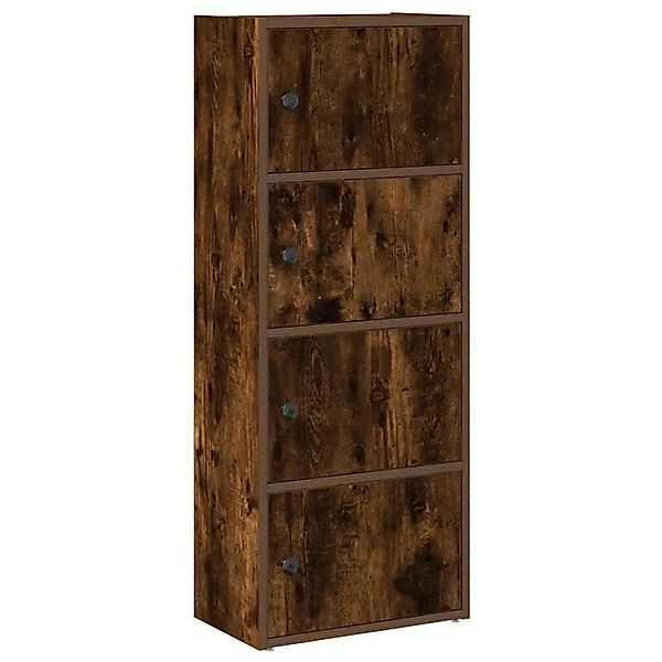 vidaXL Bücherregal Räuchereiche 40x24x102 cm Holzwerkstoff 860377 günstig online kaufen