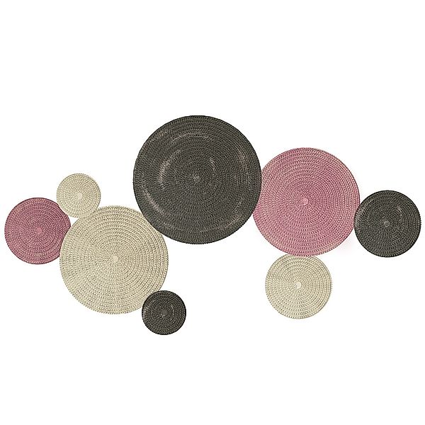 HOMCOM Wanddeko geometrische Wandbild Metallbild Wandskulptur mit einzigart günstig online kaufen