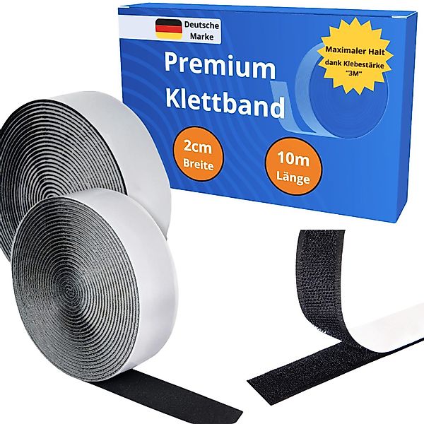 Smart-Planet Klettband Klettband 10m x 2cm günstig online kaufen