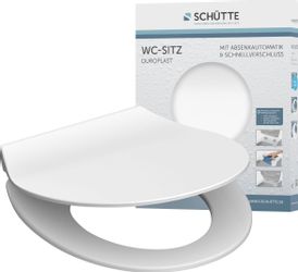 Schütte WC-Sitz SLIM, Duroplast, Absenkautomatik, Schnellverschluss, günstig online kaufen