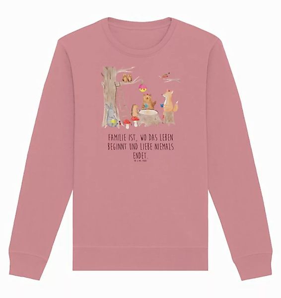 Mr. & Mrs. Panda Longpullover Größe XXL Waldtiere Picknick - Canyon Pink - günstig online kaufen