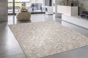 calo-deluxe Fellteppich "Audra 100" rechteckig 8 mm Höhe echtes Rinderfell, günstig online kaufen