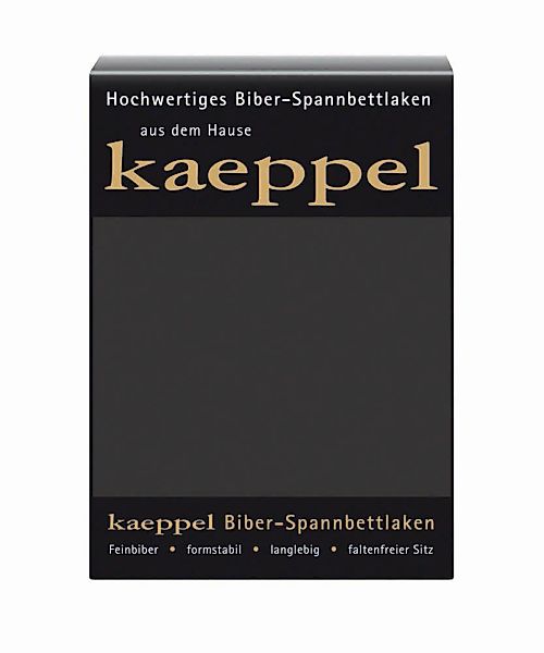 Kaeppel Spannbettlaken "Spannbettlaken Biber" 100% Baumwolle, kuschelig wei günstig online kaufen