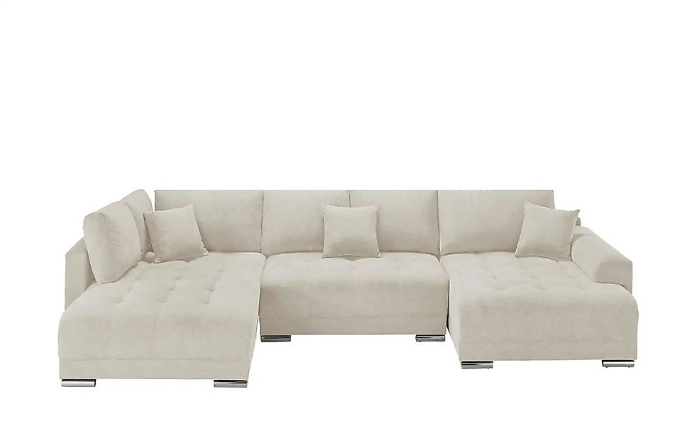 Wohnlandschaft mit Schlaffunktion Lemie ¦ beige ¦ Maße (cm): B: 356 H: 85 T günstig online kaufen