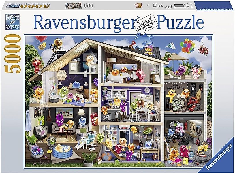 Ravensburger Puzzle Gelini Puppenhaus, 5000 Puzzleteile, Made in Germany günstig online kaufen