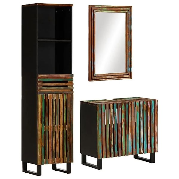 vidaXL 3-Tlg Badmöbel-Set Massivholz Akazie 3217105 günstig online kaufen
