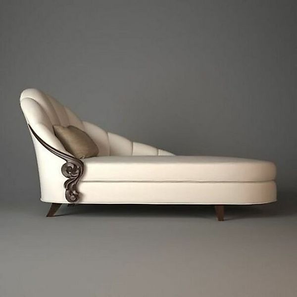 JVmoebel Chaiselongue Weiße Chaiselongue Elegante Liege Italienische Möbel günstig online kaufen