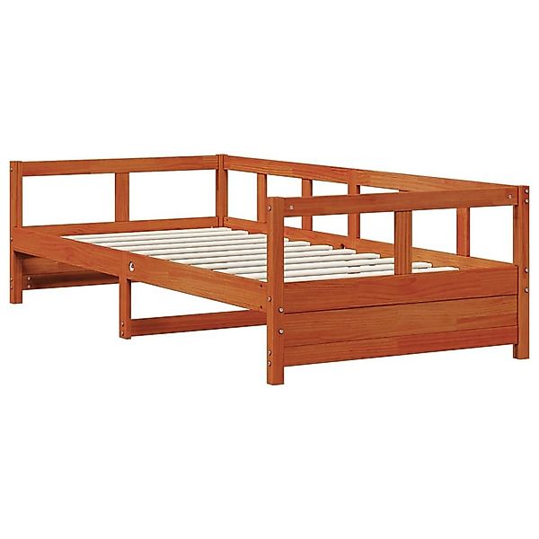 vidaXL Bett Tagesbett ohne Matratze Wachsbraun günstig online kaufen