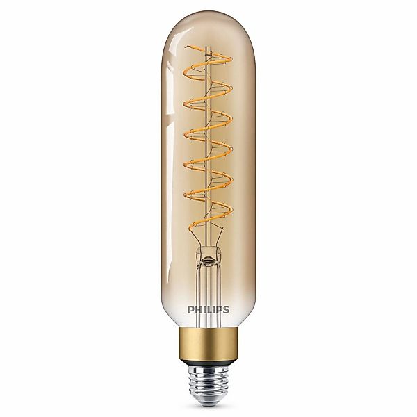 Philips E27 Giant LED-Röhrenlampe 7W gold dimmb. günstig online kaufen