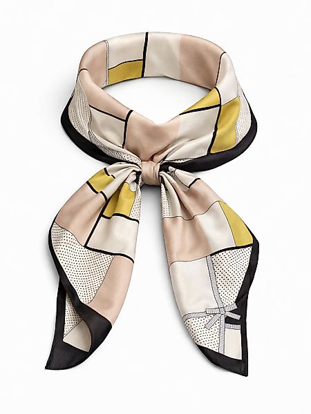 COLLEZIONE ALESSANDRO Nickituch "Schleife" 1 Stk. quadratisches Halstuch mi günstig online kaufen