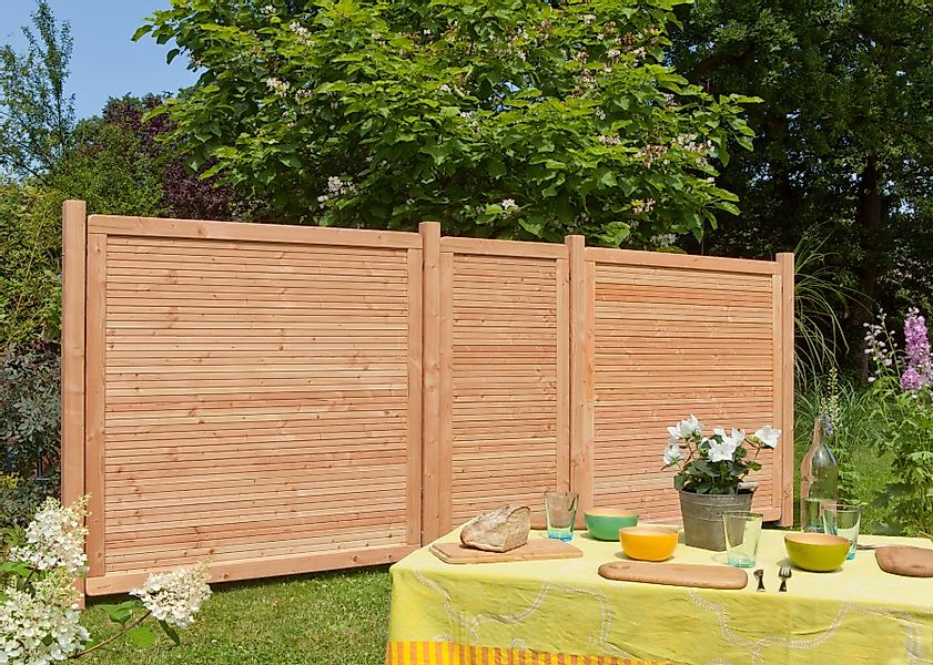 Kiehn-Holz Dichtzaun, (Set), 3-tlg., LxH: 486x180 günstig online kaufen