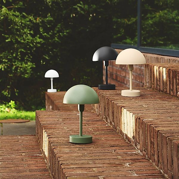 LED-Akku-Tischleuchte Ellen To-Go, olivgrün, Aluminium günstig online kaufen