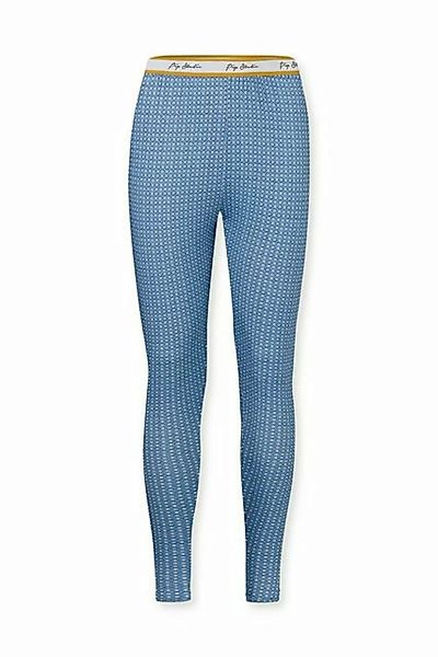 Loungehose Wohntextilien Bibi Long Trousers Star Tile Blue S günstig online kaufen