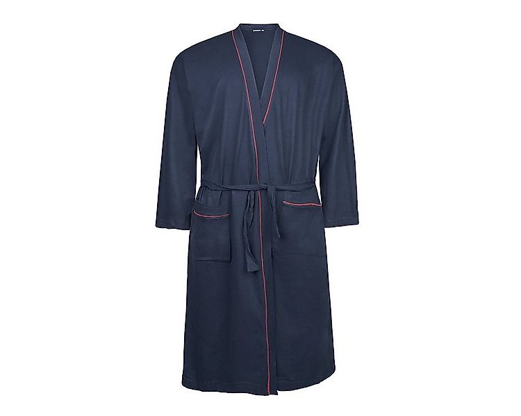 ADAMO Morgenmantel Adamo leichter Hausmantel navy Übergröße, Baumwolle günstig online kaufen