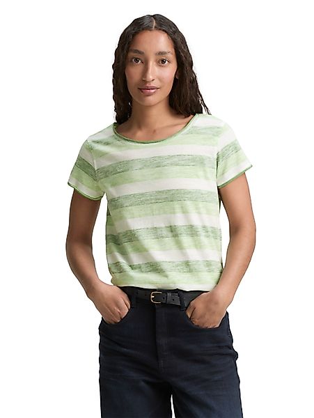 TOM TAILOR T-Shirt mit All-Over Print günstig online kaufen