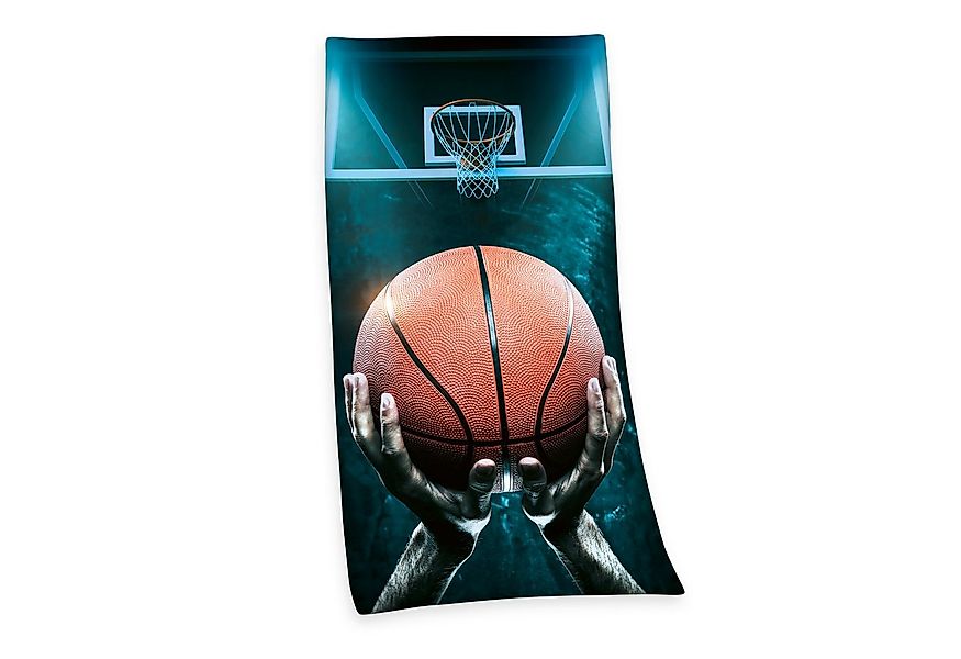 Herding Young Collection Strandtuch Basketball Velourstuch Gr. 75/150 cm Tu günstig online kaufen