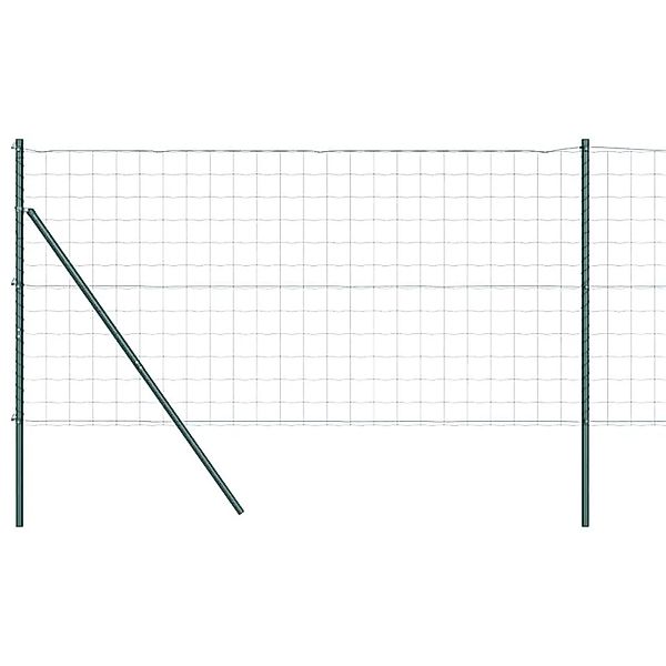 vidaXL Zaun mit Pfosten Grün 1,2 x 10 m Stahl 3350307 günstig online kaufen