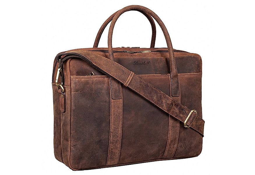 Benthill Aktentasche Echt Leder Notebooktasche Herren Laptoptasche Vintage günstig online kaufen