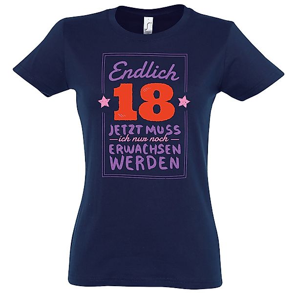 Youth Designz T-Shirt Endlich 18 Geburtstag günstig online kaufen