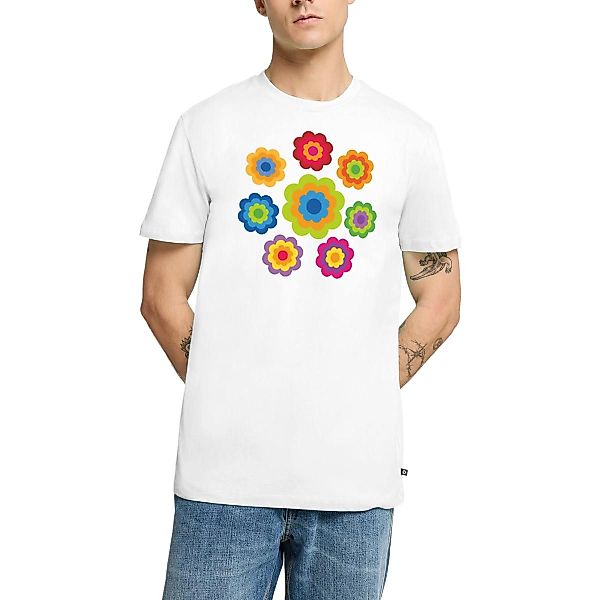Spreadshirt T-Shirt 70er Jahre Hippie Flower günstig online kaufen