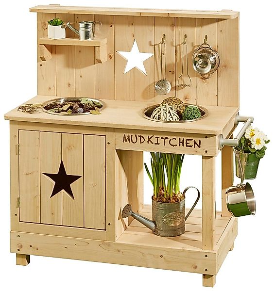 MUDDY BUDDY® Outdoor-Spielküche Adventurer Star Holz, günstig online kaufen