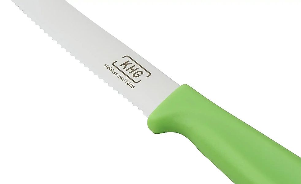KHG Messerset 2-teilig  ¦ grün ¦ Edelstahl Besteck > Küchenmesser > Küchenm günstig online kaufen