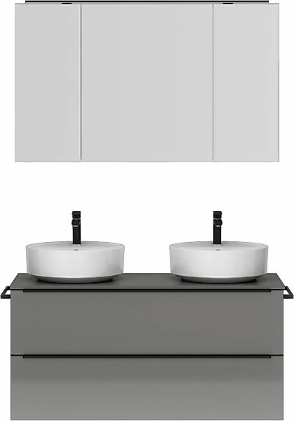 nobilia Badmöbel-Set "Alvene", (2 St., vormontiert, mit Soft-Close), inkl. günstig online kaufen