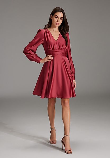 SWING Maxikleid Taillierter Schnitt mit ausgestelltem günstig online kaufen