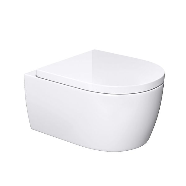 doporro Tiefspül-WC Hänge WC Spülrandlos Wand-WC günstig online kaufen