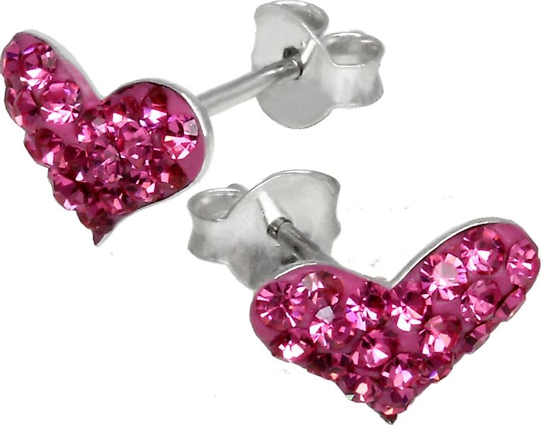 SilberDream Paar Ohrstecker SilberDream pink Herz günstig online kaufen