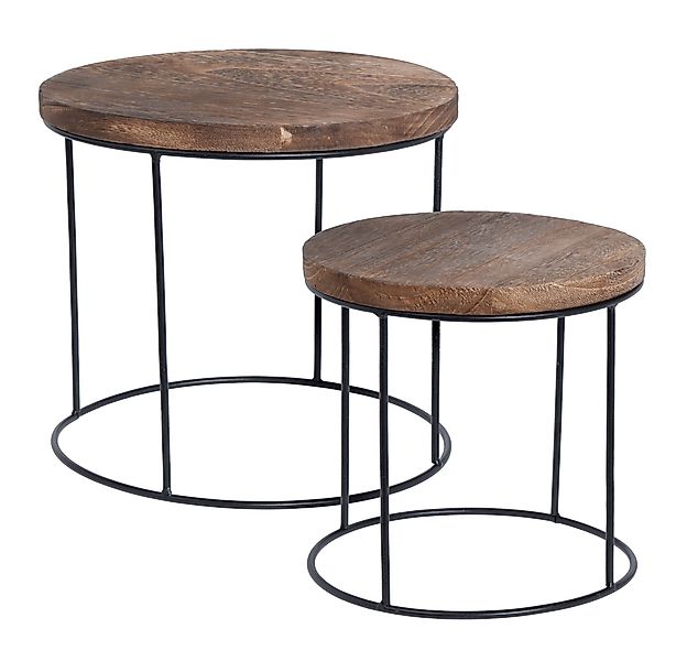 Spetebo Blumenhocker Blumenhocker 2-teilig mit dunkler günstig online kaufen